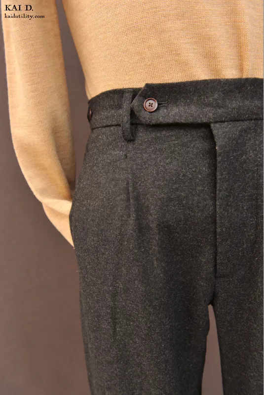 Novelist Trousers - Wool Flannel - 34, 36