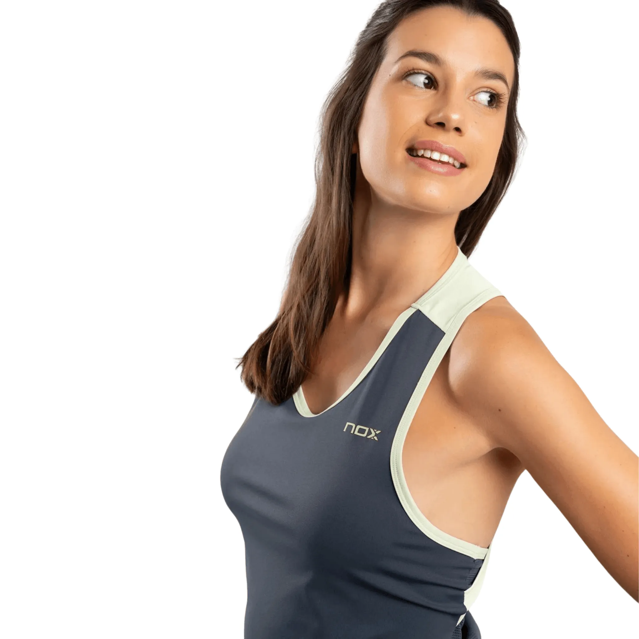 NOX Pro Charcoal Grey Women's Padel Tank Top