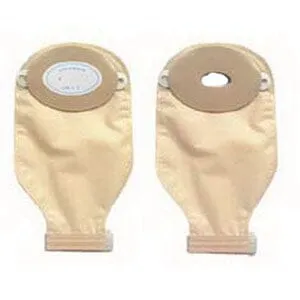 Nu-Hope Laboratories Inc One-piece Post-Op Trim-x-fit Convex Adult Drainable Pouch with Nu-Comfort™ Barrier and Roll-up Closure 1-1/2" x 2-3/4" Inside Cutting Area Oval, 3-1/4" x 4-5/8" OD, 11" L x 5-3/4" W, 24Oz, Standard