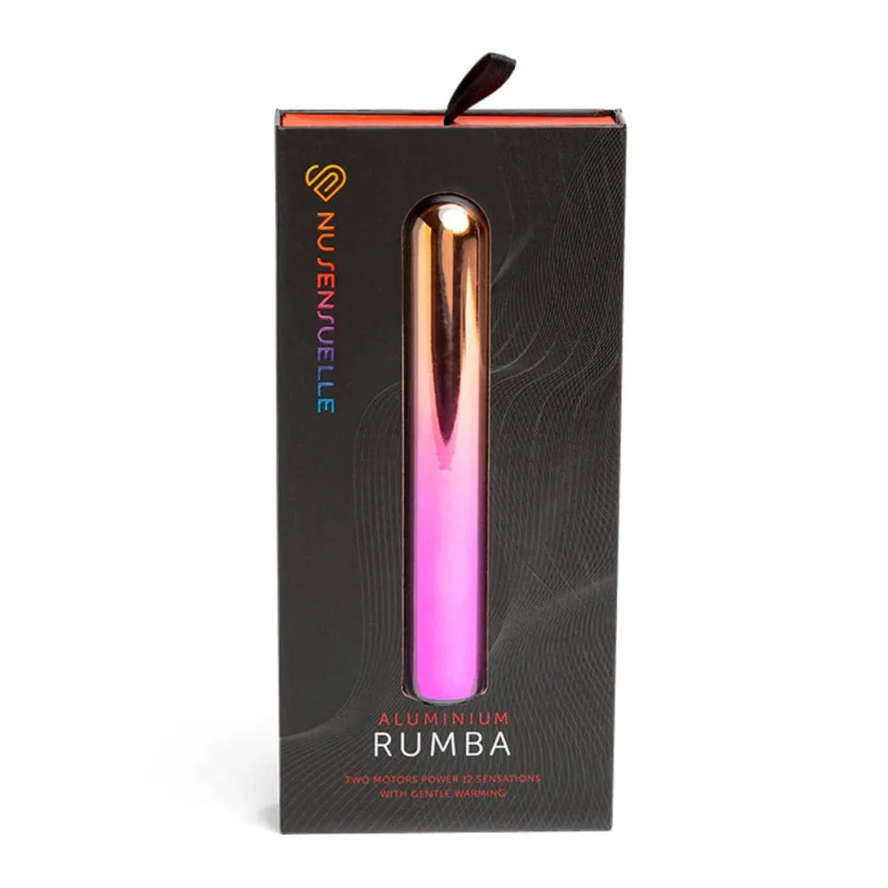 Nu Sensuelle Aluminium Double Motor Rumba Rainbow Ombre