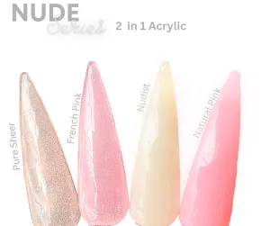 Nude Series- 2 in 1 Acrylic Powder Collection (4 colors)