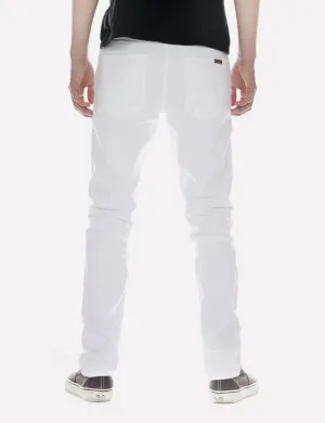 Nudie Lean Dean Jeans (Slim Tapered) - Clean White