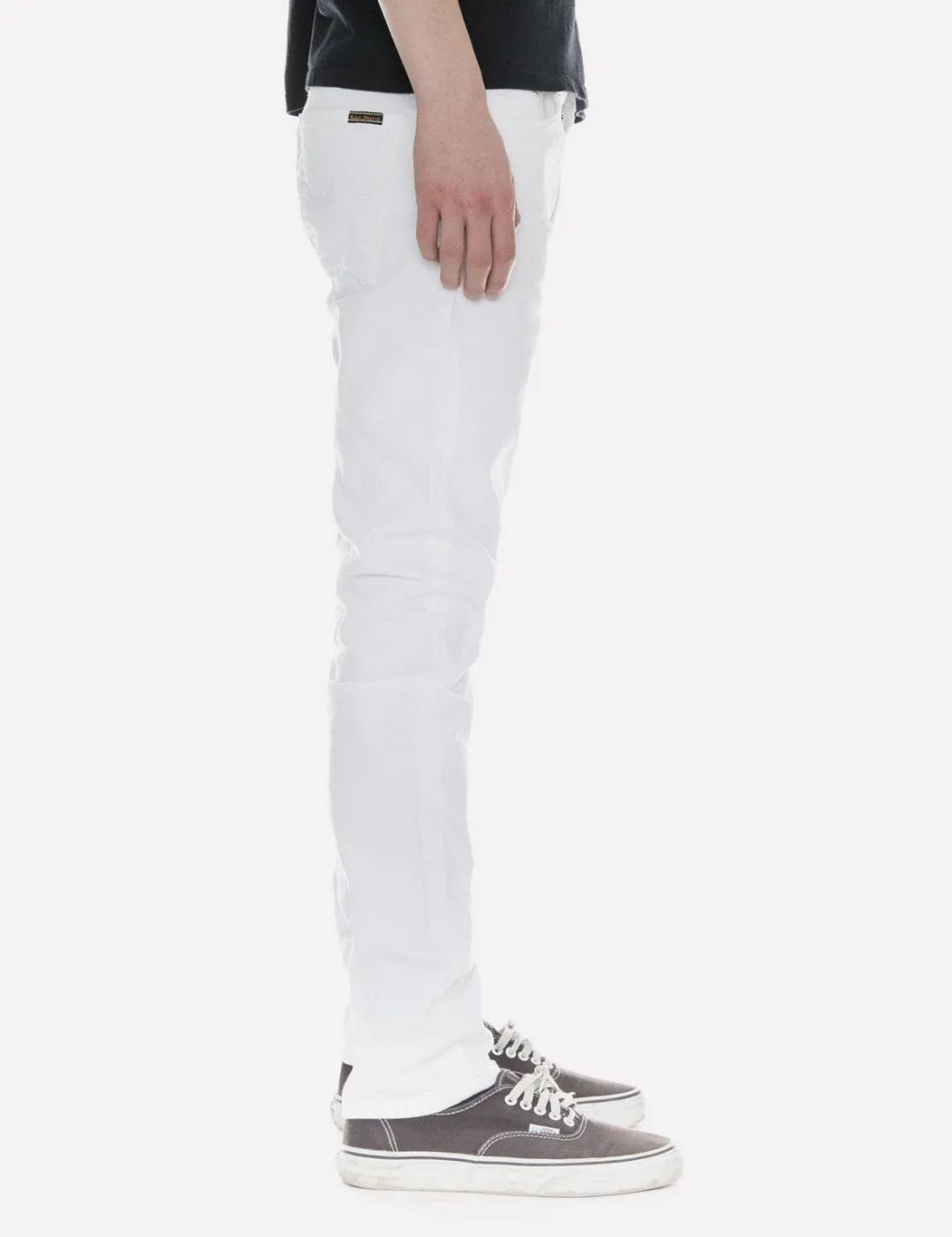 Nudie Lean Dean Jeans (Slim Tapered) - Clean White