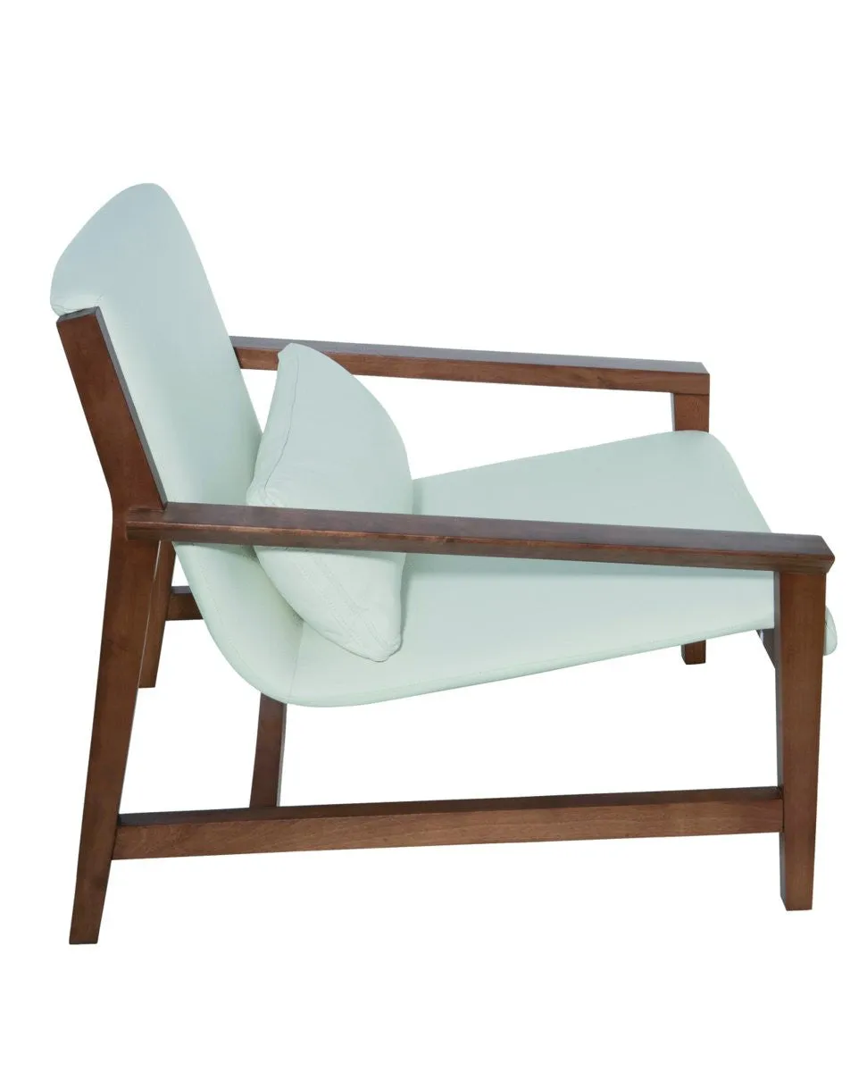 Nuevo Bethany Lounger in White Leather