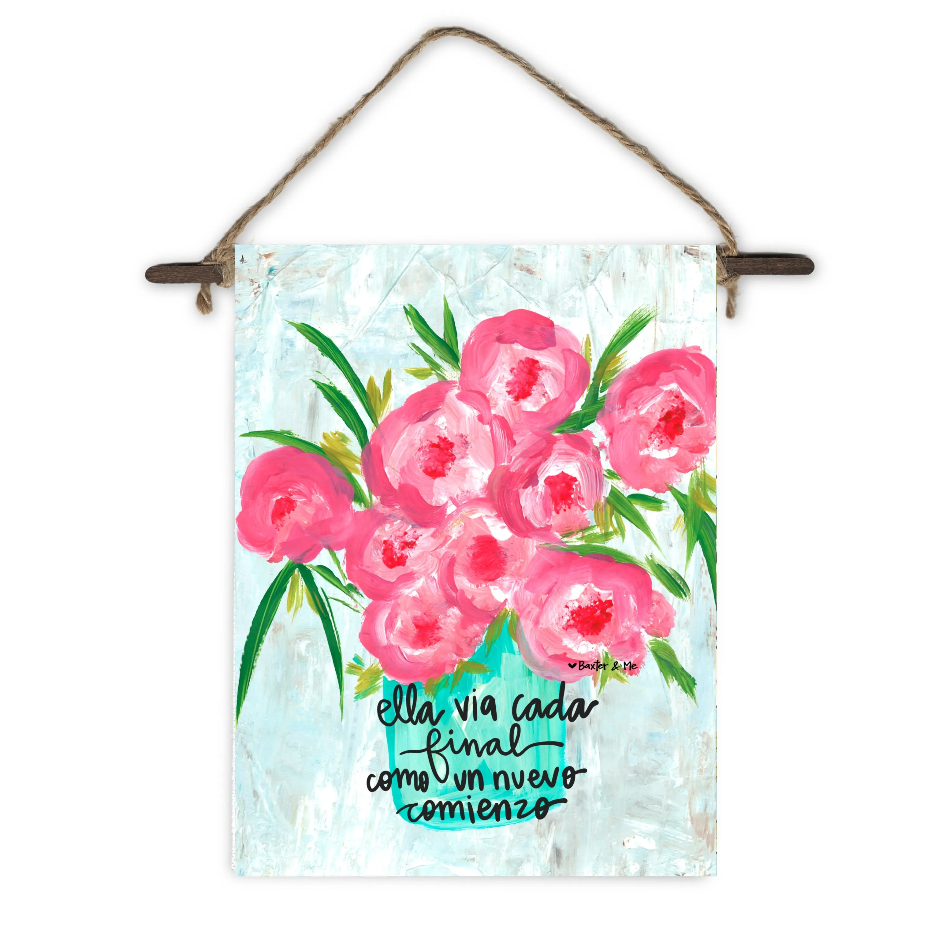 Nuevo comienza Mini Wall Hanging