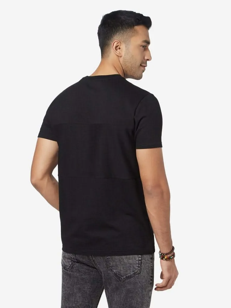 Nuon Black Slim-Fit Pure-Cotton T-Shirt