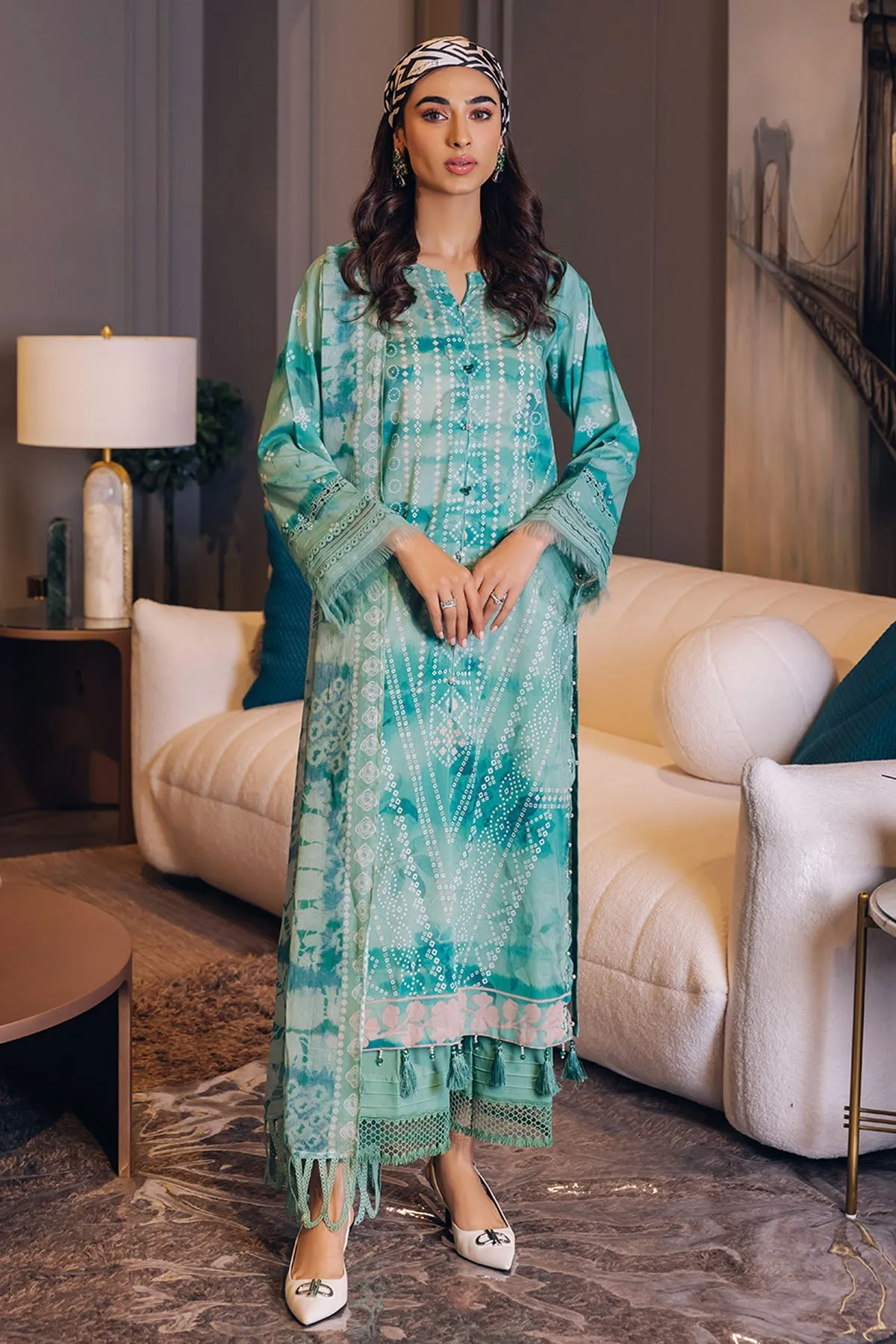 Nureh Signature Prints Lawn Collection 2023 – SP-36