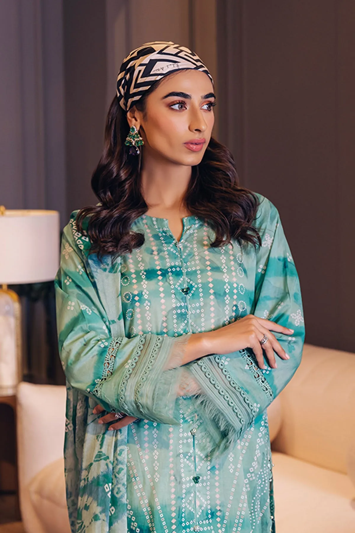 Nureh Signature Prints Lawn Collection 2023 – SP-36