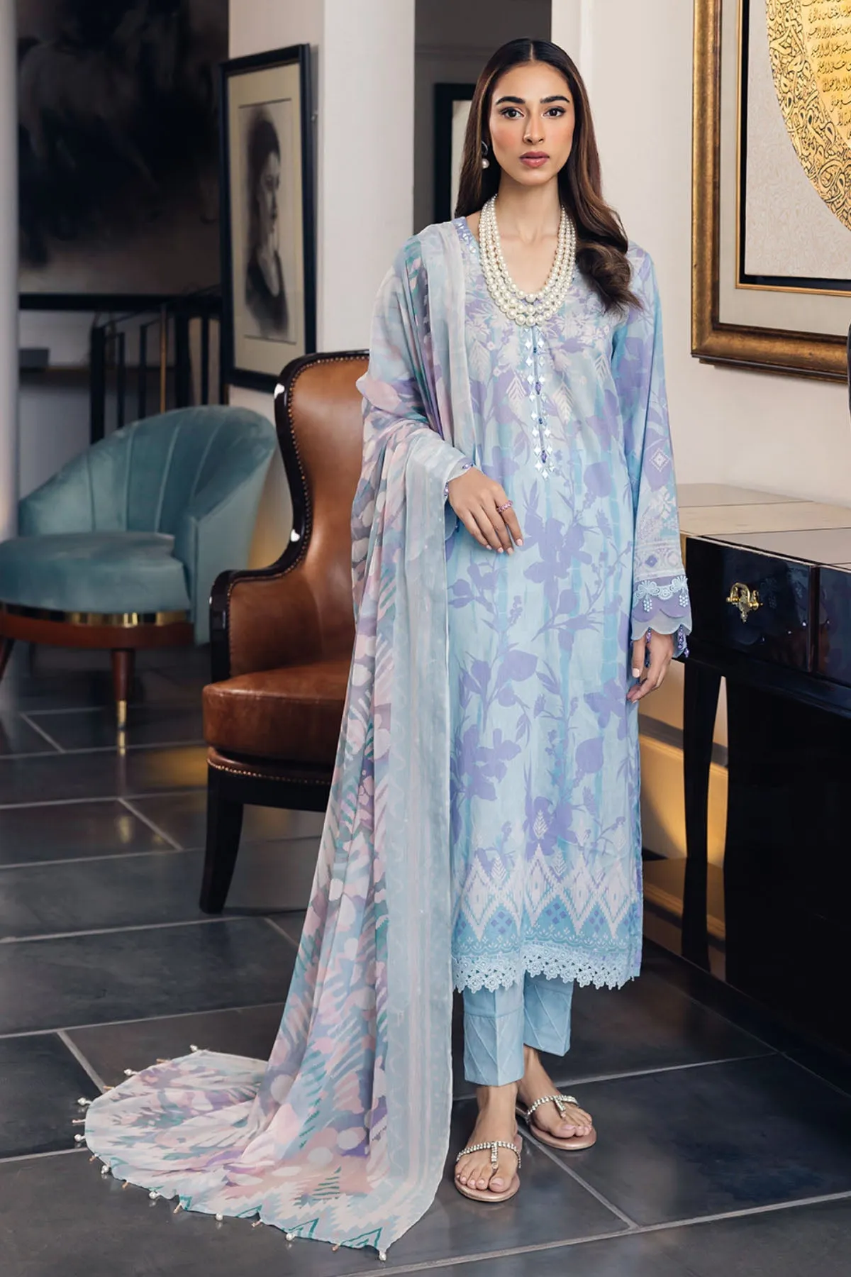 Nureh Signature Prints Lawn Collection – SP-60