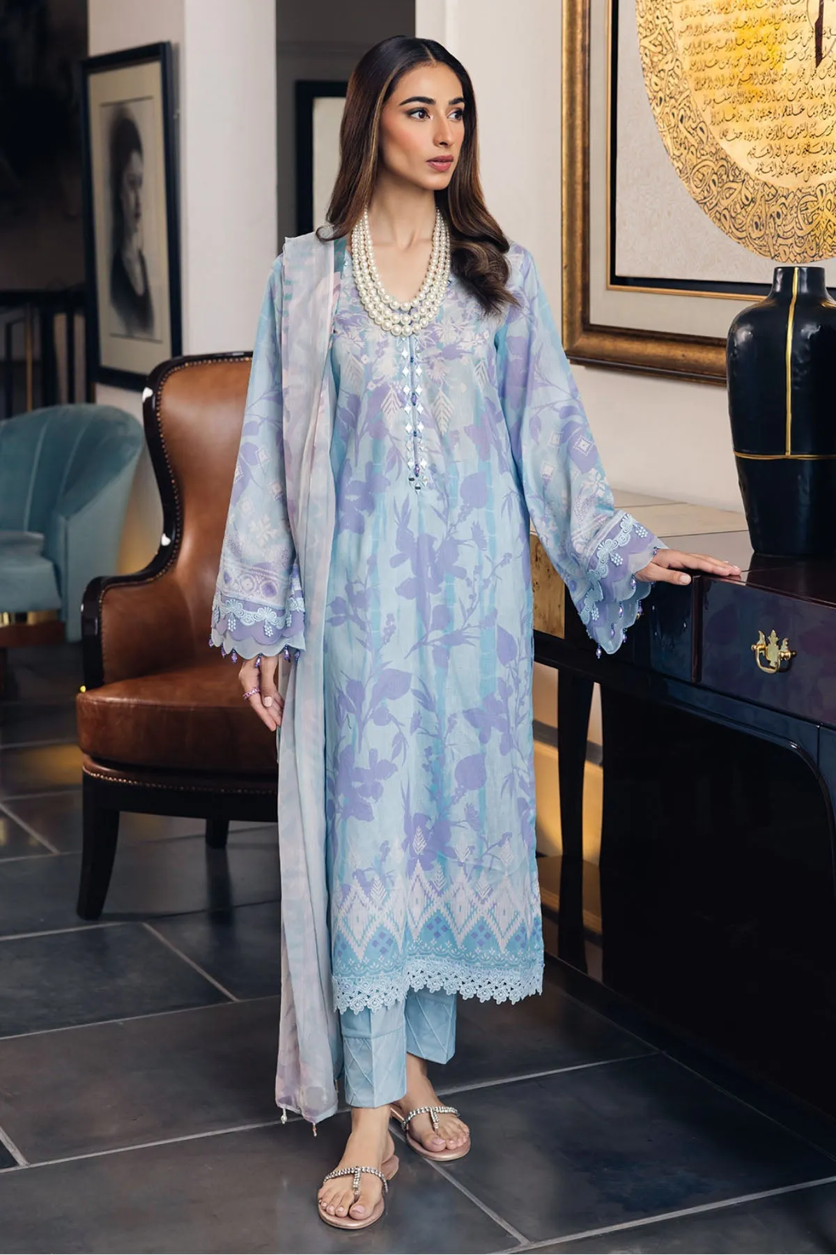 Nureh Signature Prints Lawn Collection – SP-60