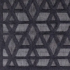 Nuri Black Outdoor Rug