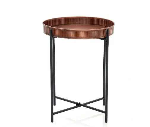 NUTECH IMPEX Coffee Tables Modern Design Table for Living Room Side Table Tea Tray Coffee Table Home Decor (Black)