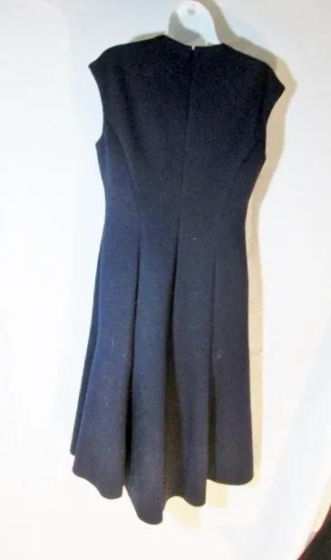 NWT NEW WOMENS ELIE TAHARI MORIAH Dress 10 Navy BLUE STARGAZER