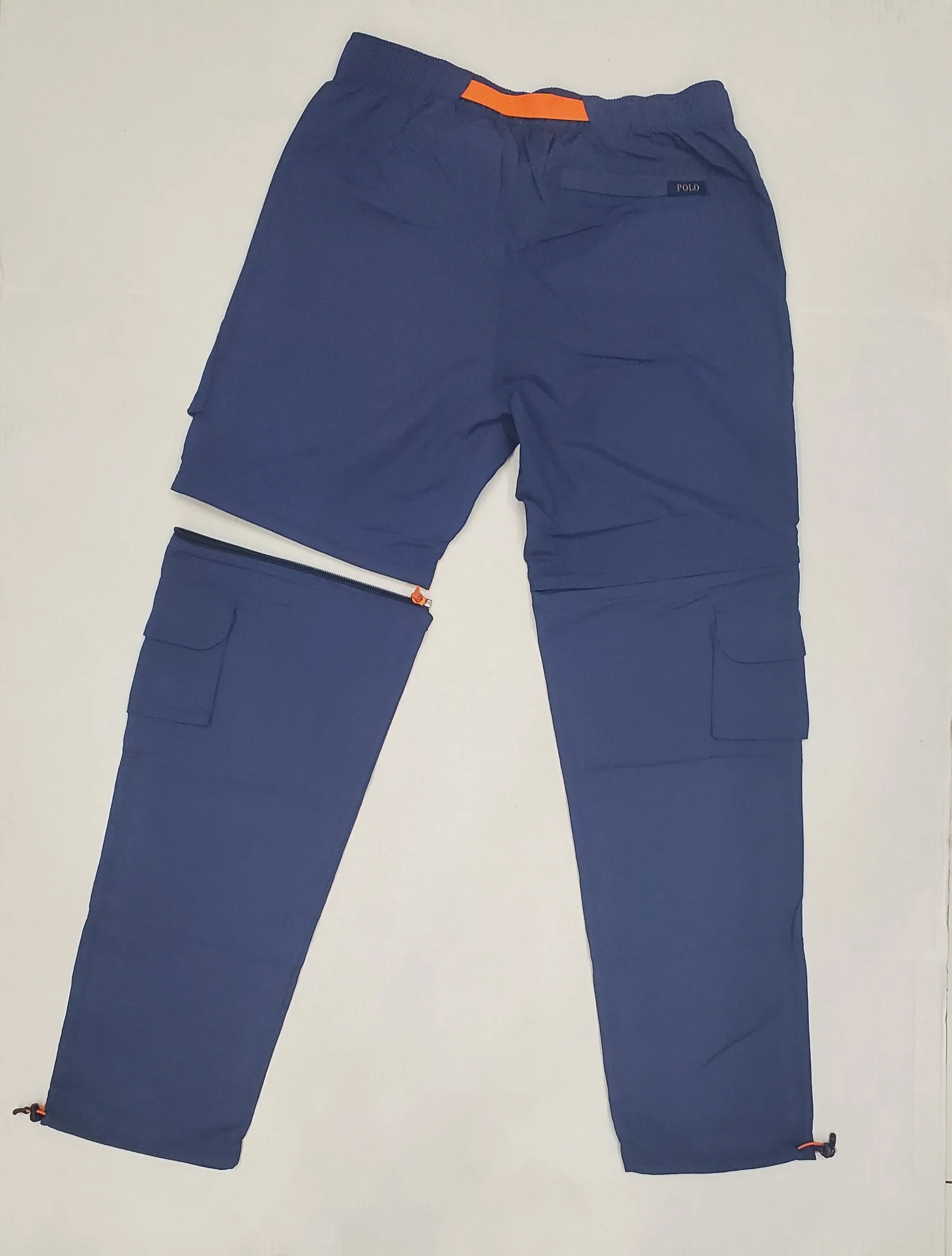 Nwt Polo Ralph Lauren Navy Nylon Multi Pocket Convertible 2 in 1 Pants