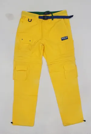 Nwt Polo Ralph Lauren Yellow Polo Beach Convertible 2 in 1 Pants