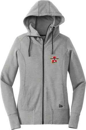 NY Aviators New Era Ladies Tri-Blend Fleece Full-Zip Hoodie