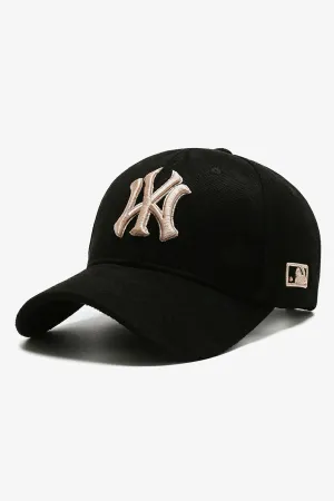 NY Classic Black Baseball Cap - A23 - MCP076R