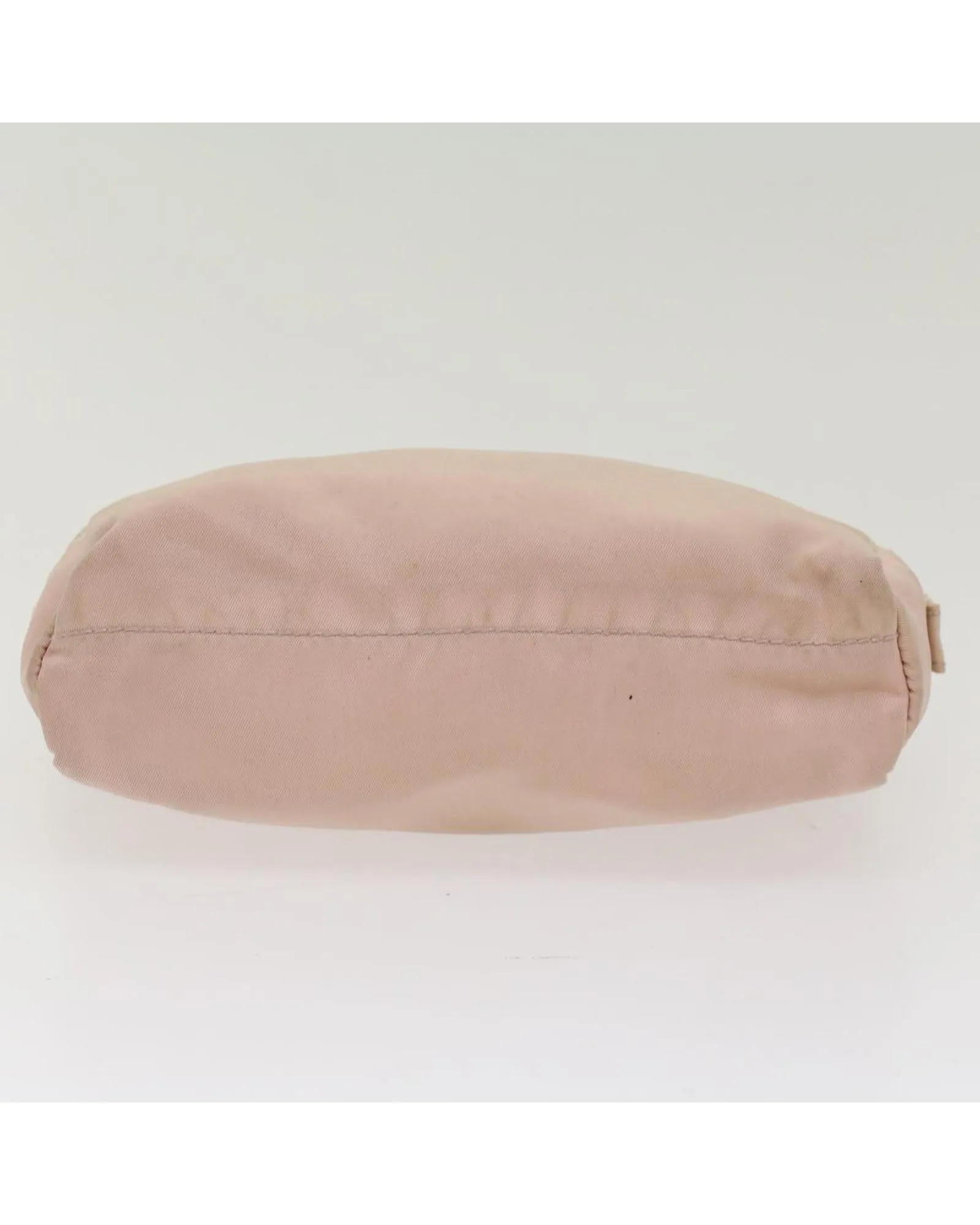 Nylon Pink Pouch with Metal Fittings