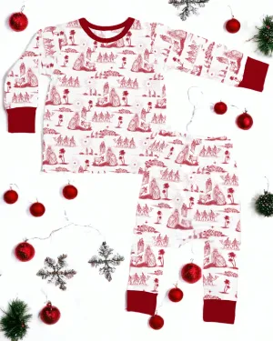 O Holy Night | Bamboo Long Sleeve Loungewear Set | Discontinued Style