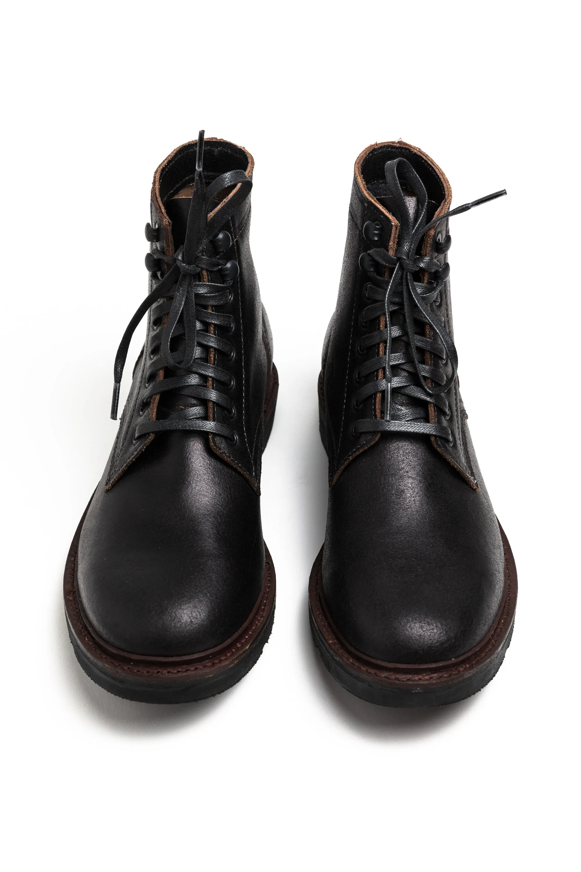 Oak Street Bootmakers x ButterScotch - Double Black Deckard Boot