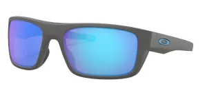 Oakley Drop Point Matte Dark Gray Frame - Prizm Sapphire Lens - Polarized Sunglasses