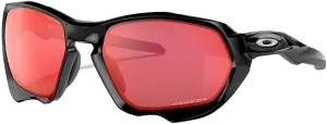 Oakley Mens Sunglasses Plazma Matte Black Prizm Trail Torch G24