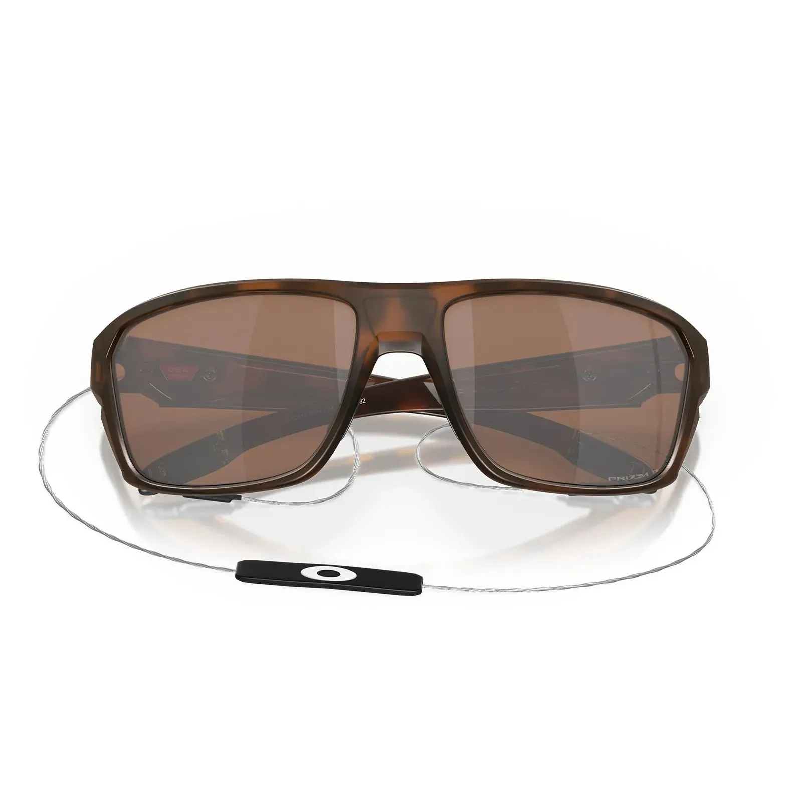 Oakley Split Shot Sunglasses  - Matte Brown Tortoise/Prizm Tungsten Polarized