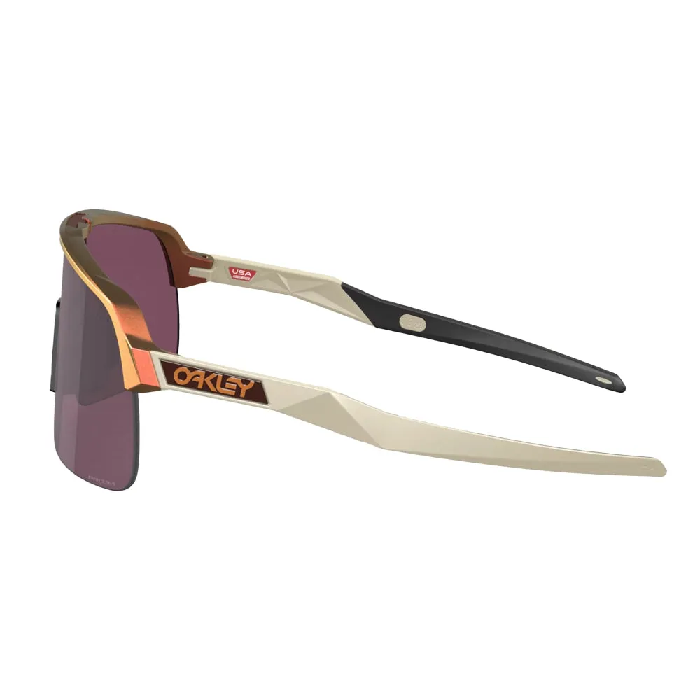 OAKLEY Sutro Lite Eyewear - Matte Red Gold Prizm Road Black