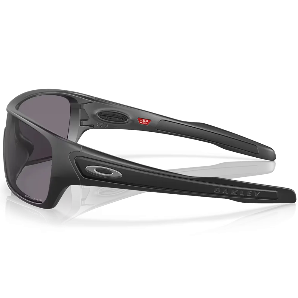 Oakley Turbine Rotor Sunglasses - Prizm Grey Polarized Lenses (Matte Black Frame)