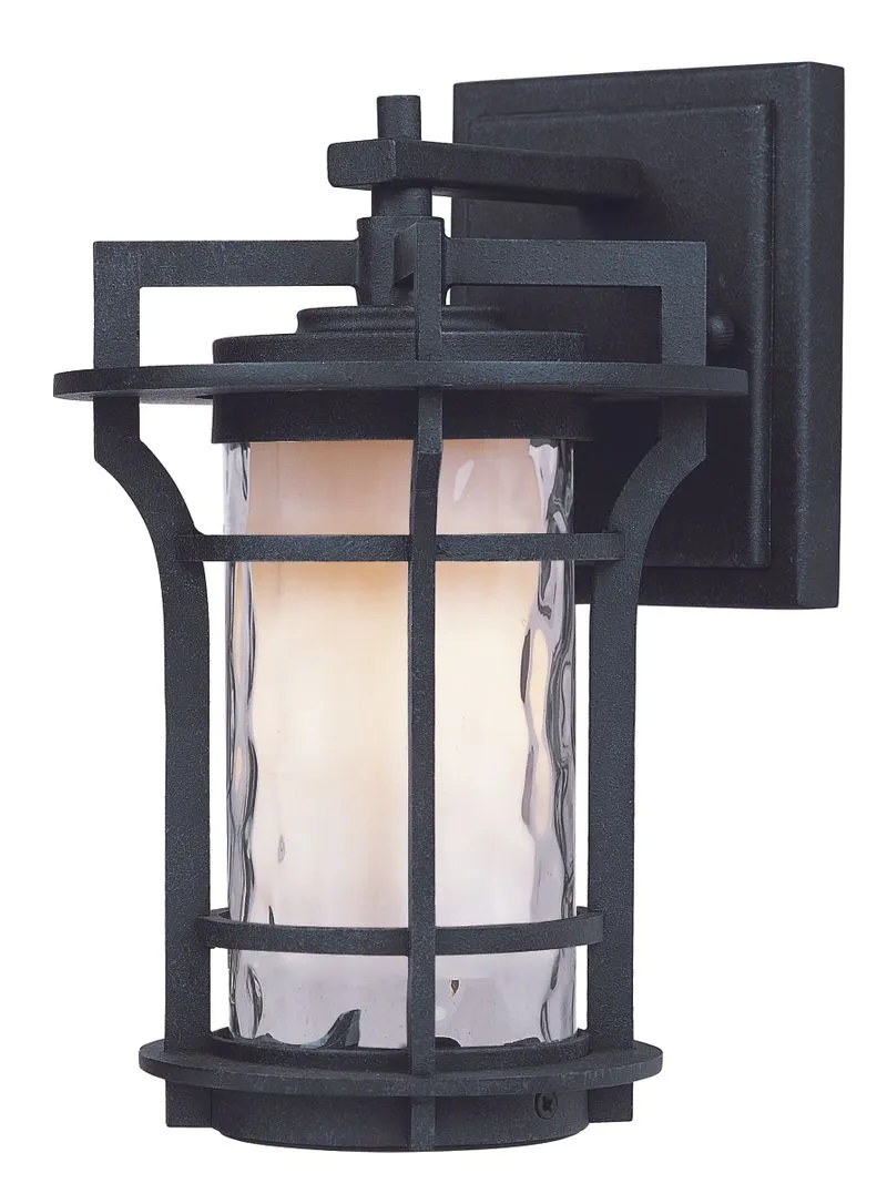 Oakville E26 6.25" Single Light Outdoor Wall Sconce in Black Oxide