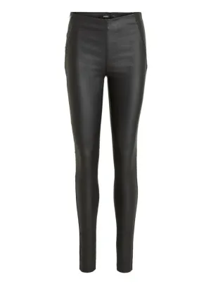 OBJBELLE COATED LEGGING | BLACK