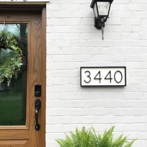 OBRE Black House Numbers