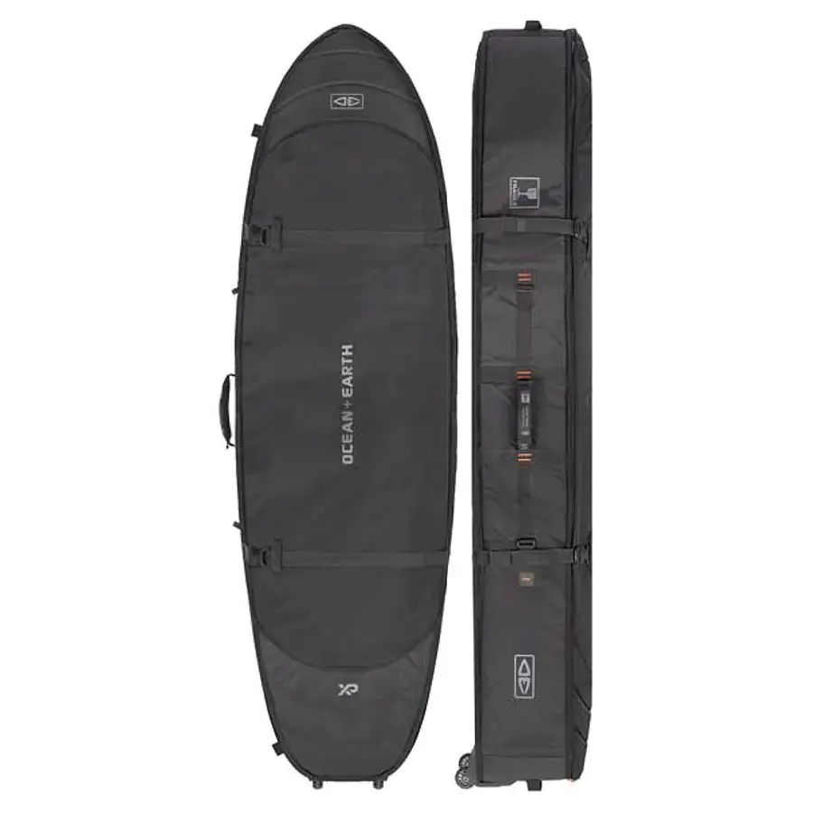 Ocean & Earth Hypa Fish/Short Travel Triple Boardbag - Wheel