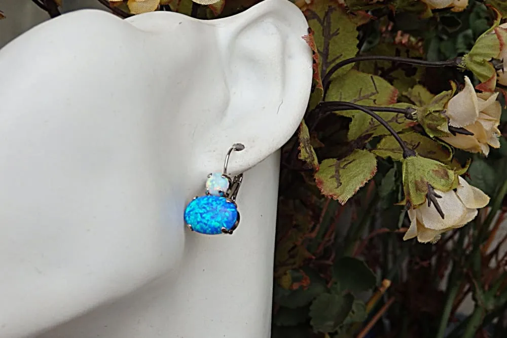 Ocean blue earrings