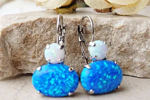 Ocean blue earrings