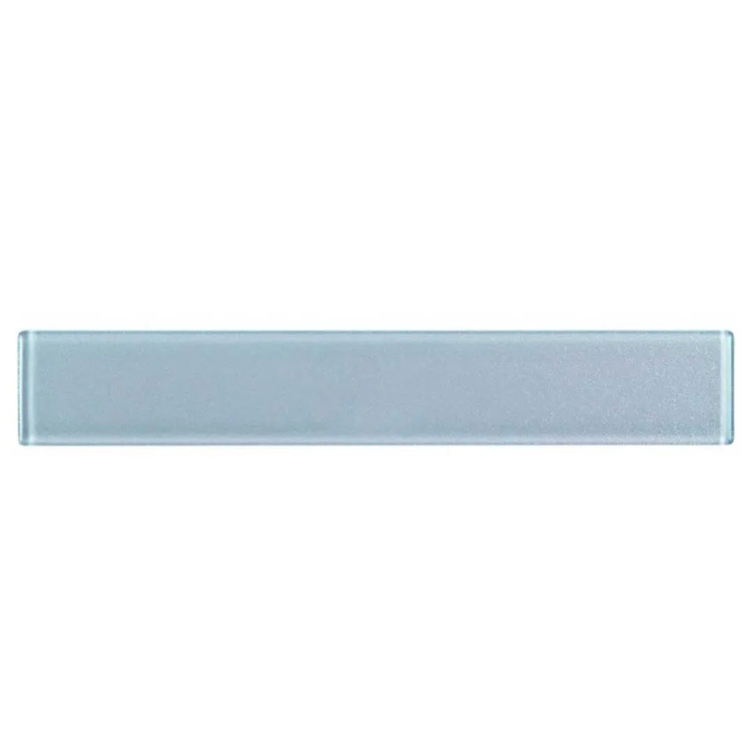 Ocean Sparkle Sky Blue, 2" x 12" - Glass Tile