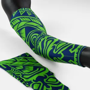 Oceanic Warrior Green Blue Arm Sleeve