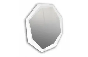 Octagon Modern Mirror White