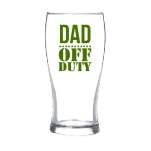 Off Duty Standard Beer Glass