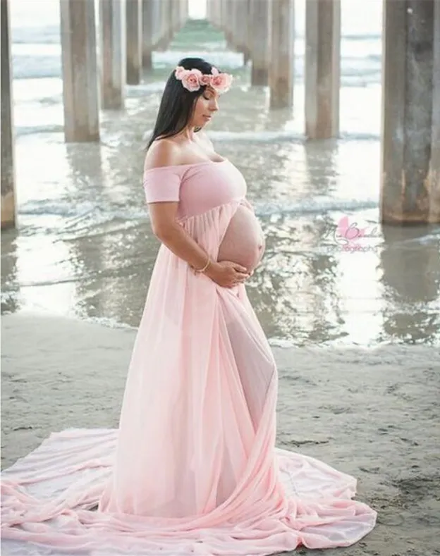 Off Shoulder Maternity Dress - Culture Heaven Special