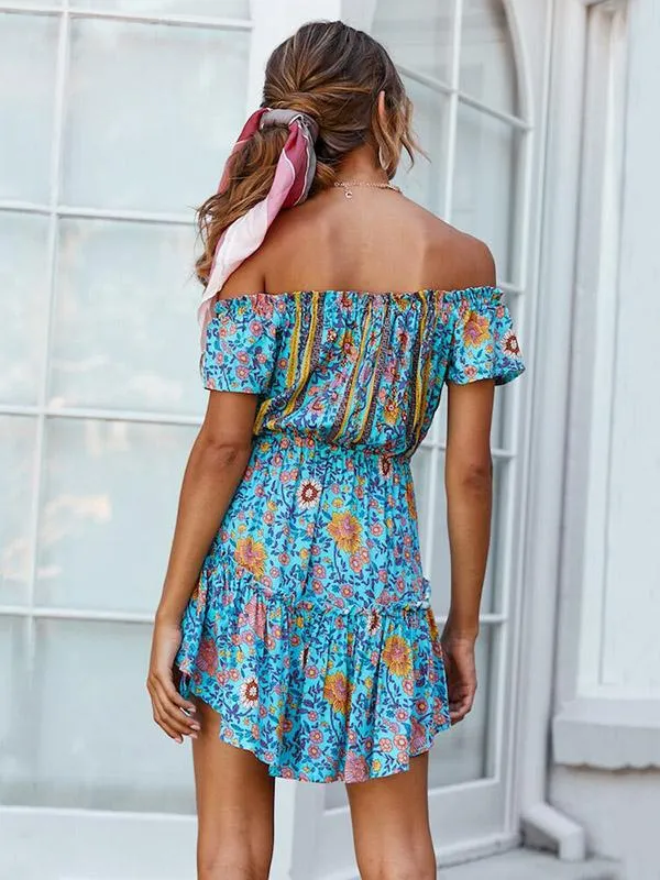 Off-shoulder Sexy Mini Dress