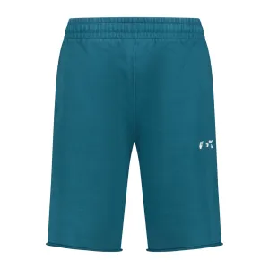 OFF-WHITE  COTTON SWEAT SHORTS DUCK GREEN