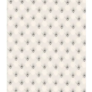 Off White Tufted Printed Backdrop