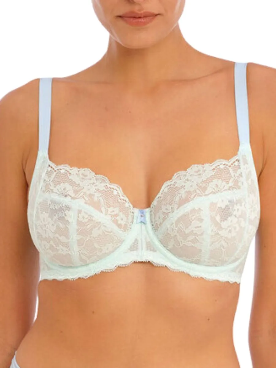 Offbeat Side Support Bra - Purewater