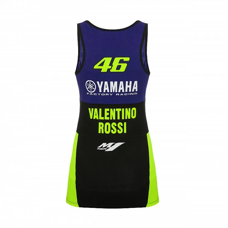 Official VR46 Womens Yamaha Racing Tank Top - Blue / Black