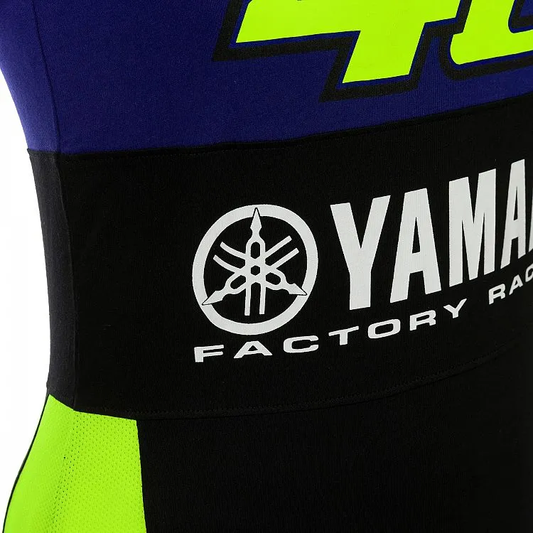 Official VR46 Womens Yamaha Racing Tank Top - Blue / Black