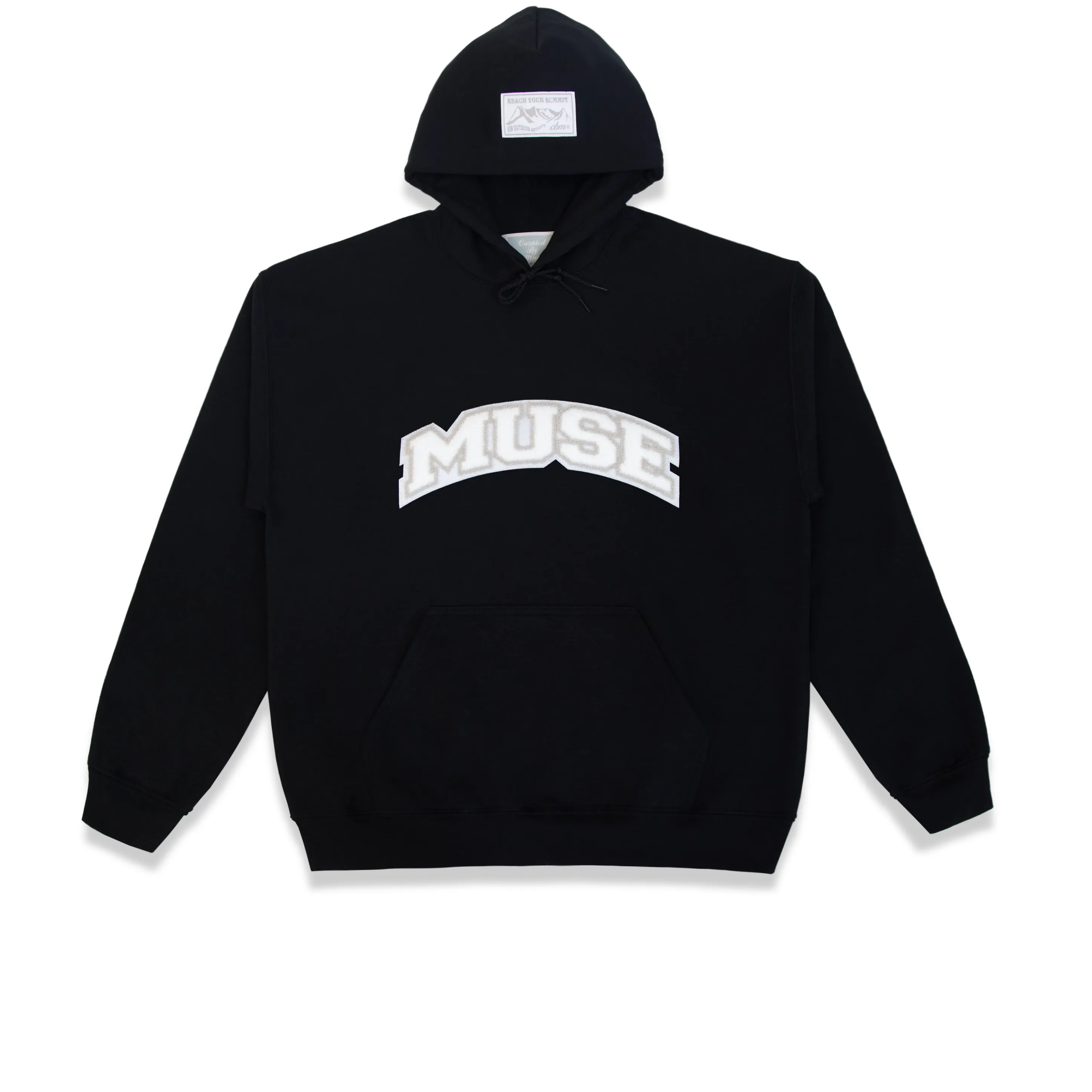 OG Chenille Black Hoodie - Arctic