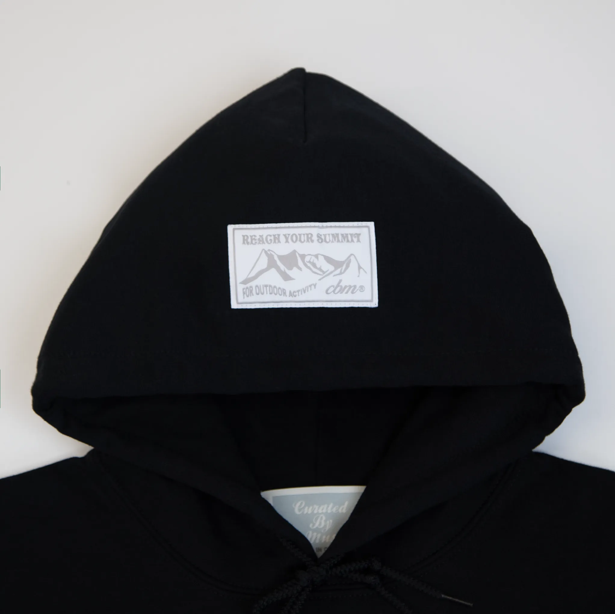 OG Chenille Black Hoodie - Arctic