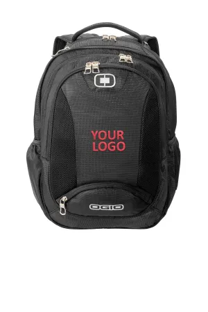 OGIO Bullion Customzied Backpacks, Black/Silver