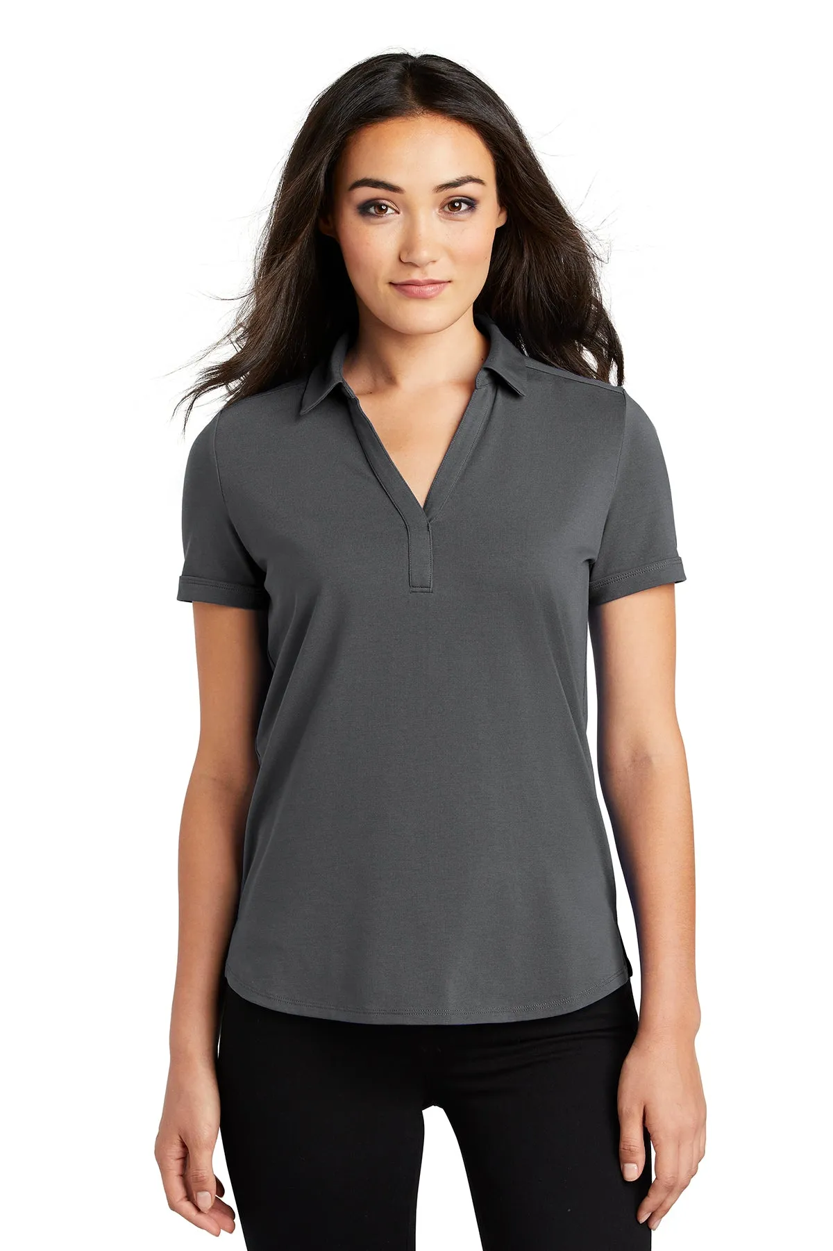 OGIO Ladies Limit Branded Polos, Diesel Grey